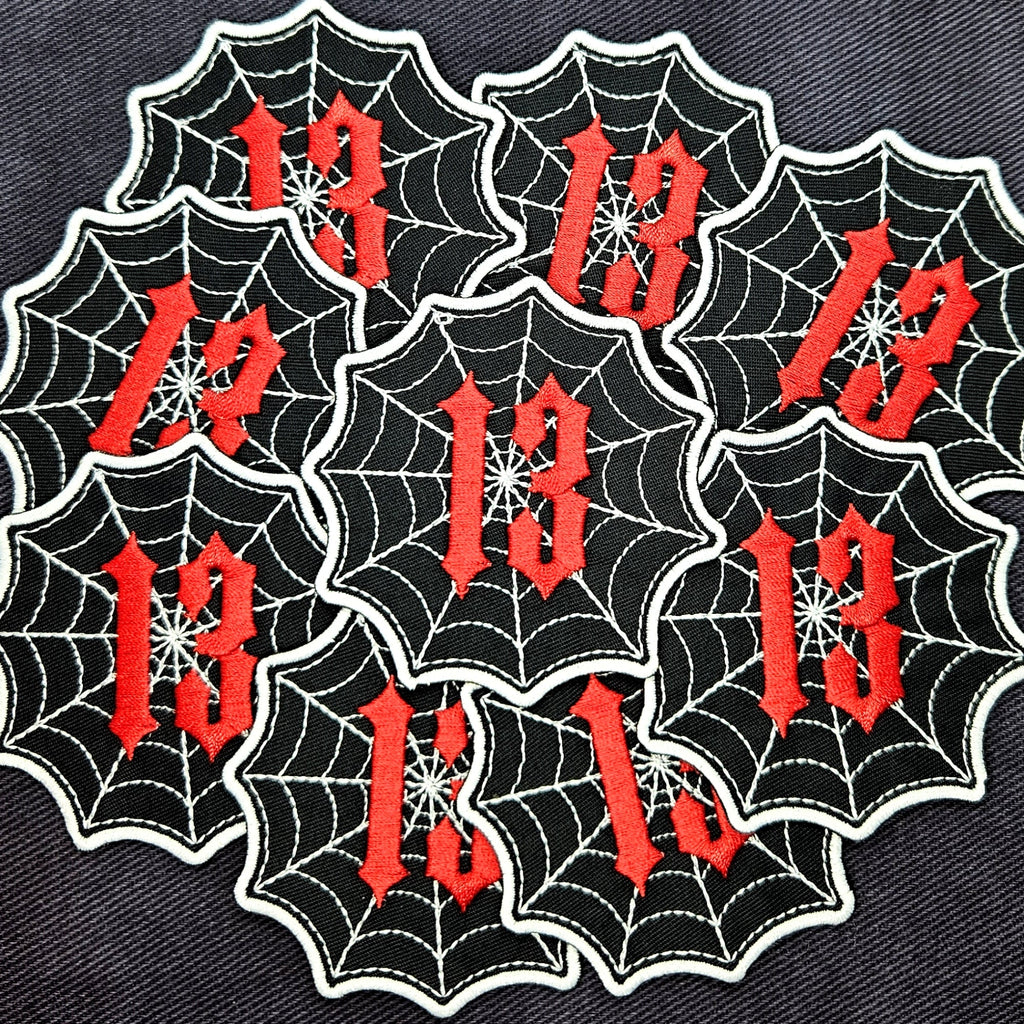 13 Lucky Spiderweb Patch