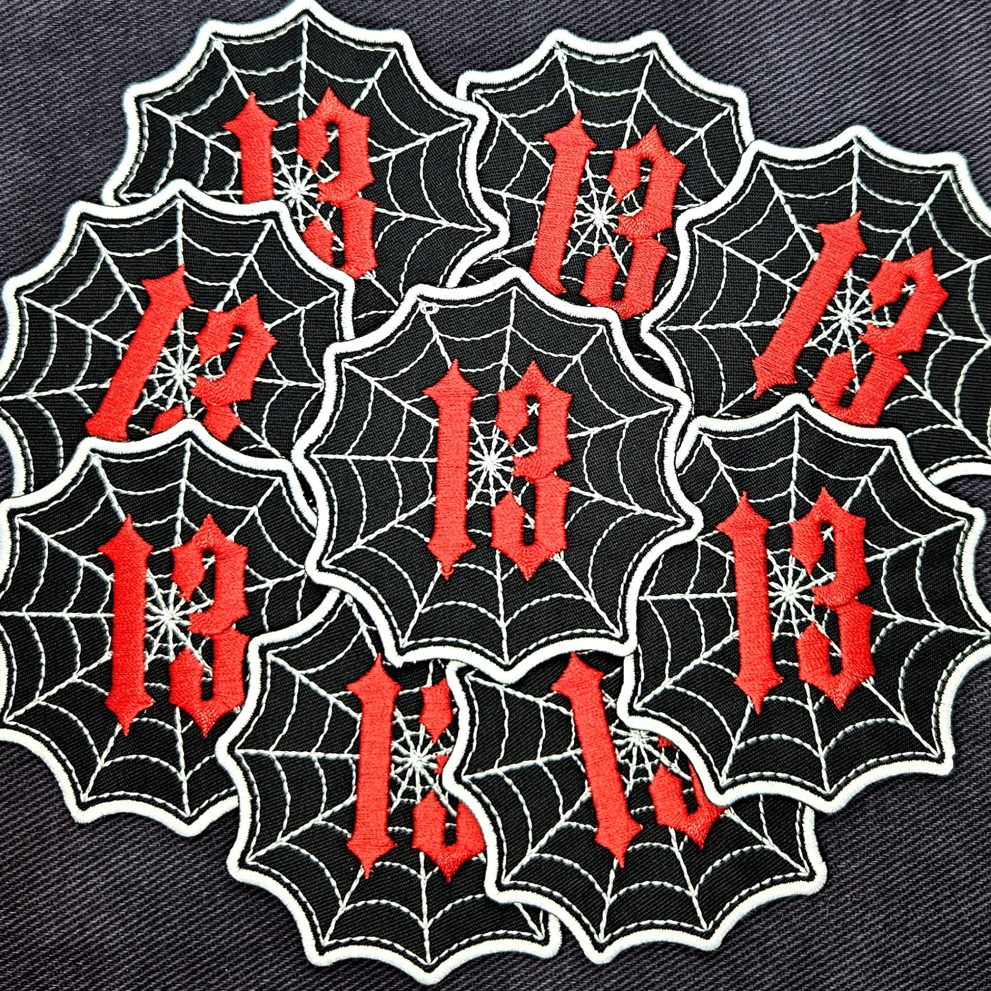 13 Lucky Spiderweb Patch