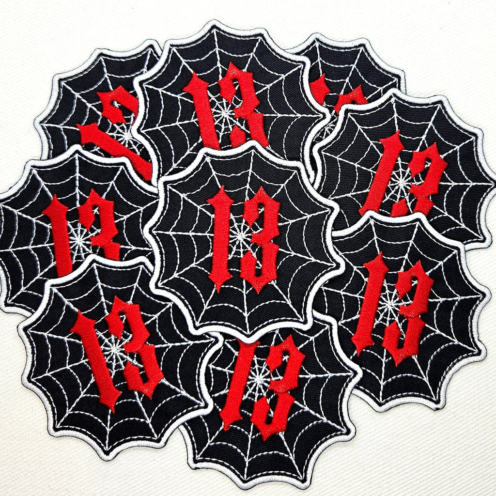 13 Lucky Spiderweb Patch