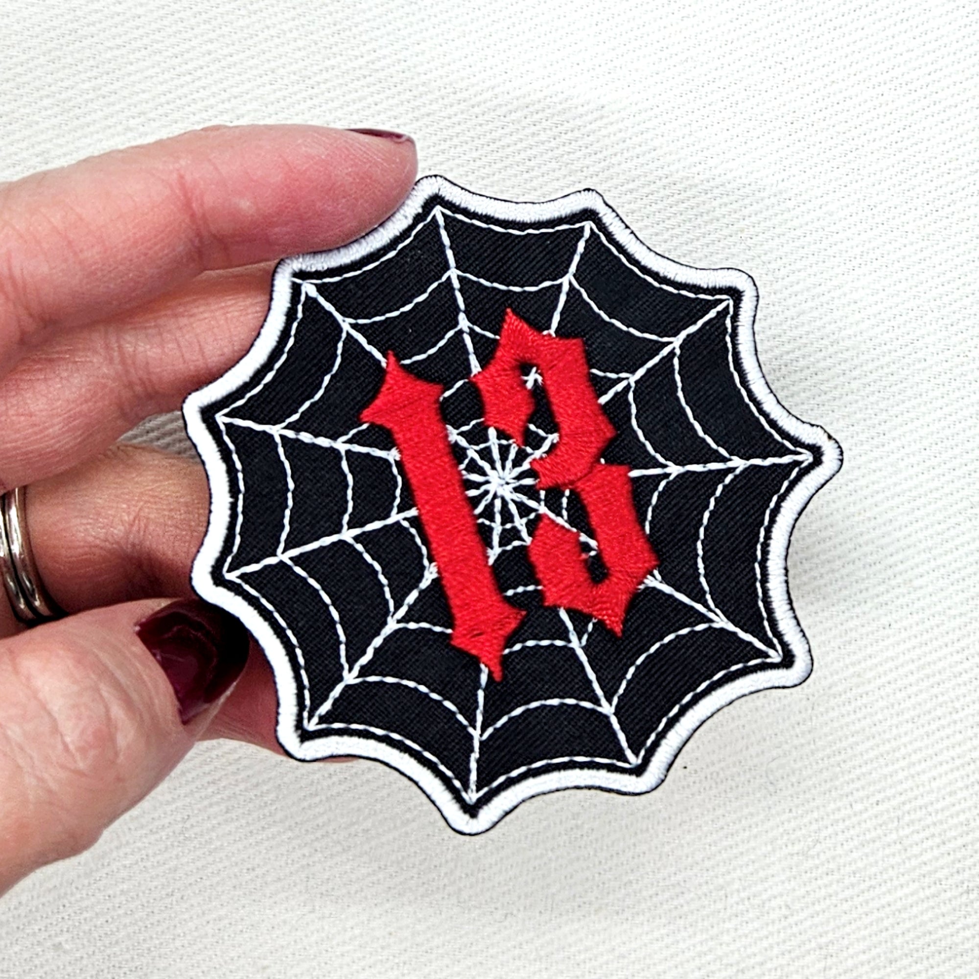 13 Lucky Spiderweb Patch
