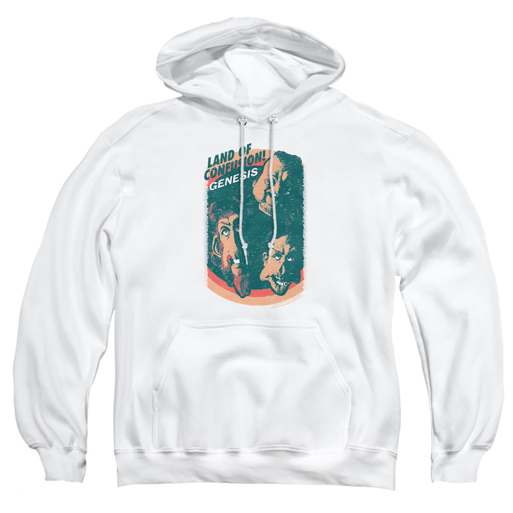 Genesis Land Of Confusion Mens Hoodie White