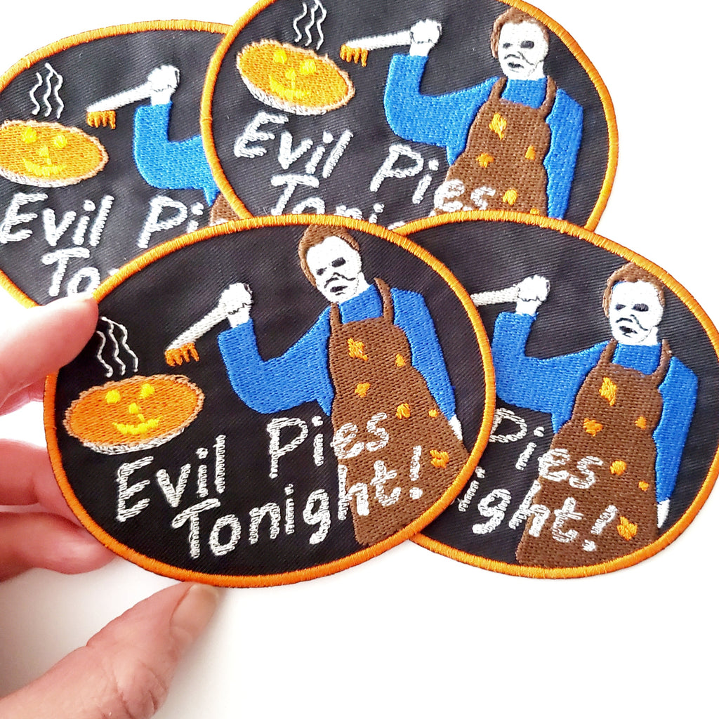 Evil Pies Tonight! Iron On Patch