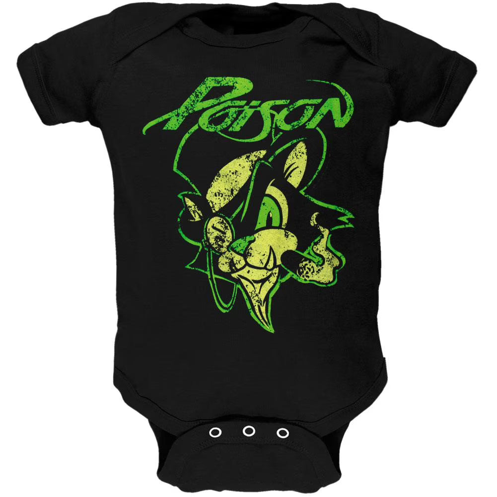 Poison 80s Band Baby One Piece