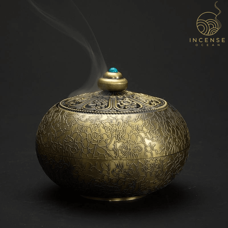 Alloy Retro Incense Holder