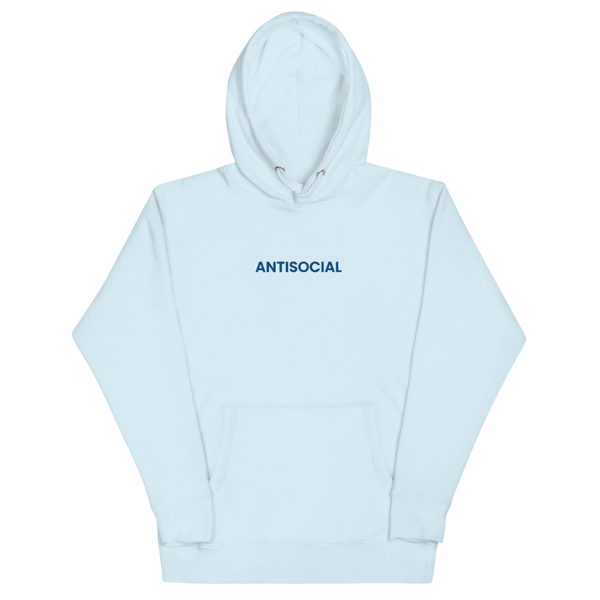 Antisocial Embroidered Hoodie
