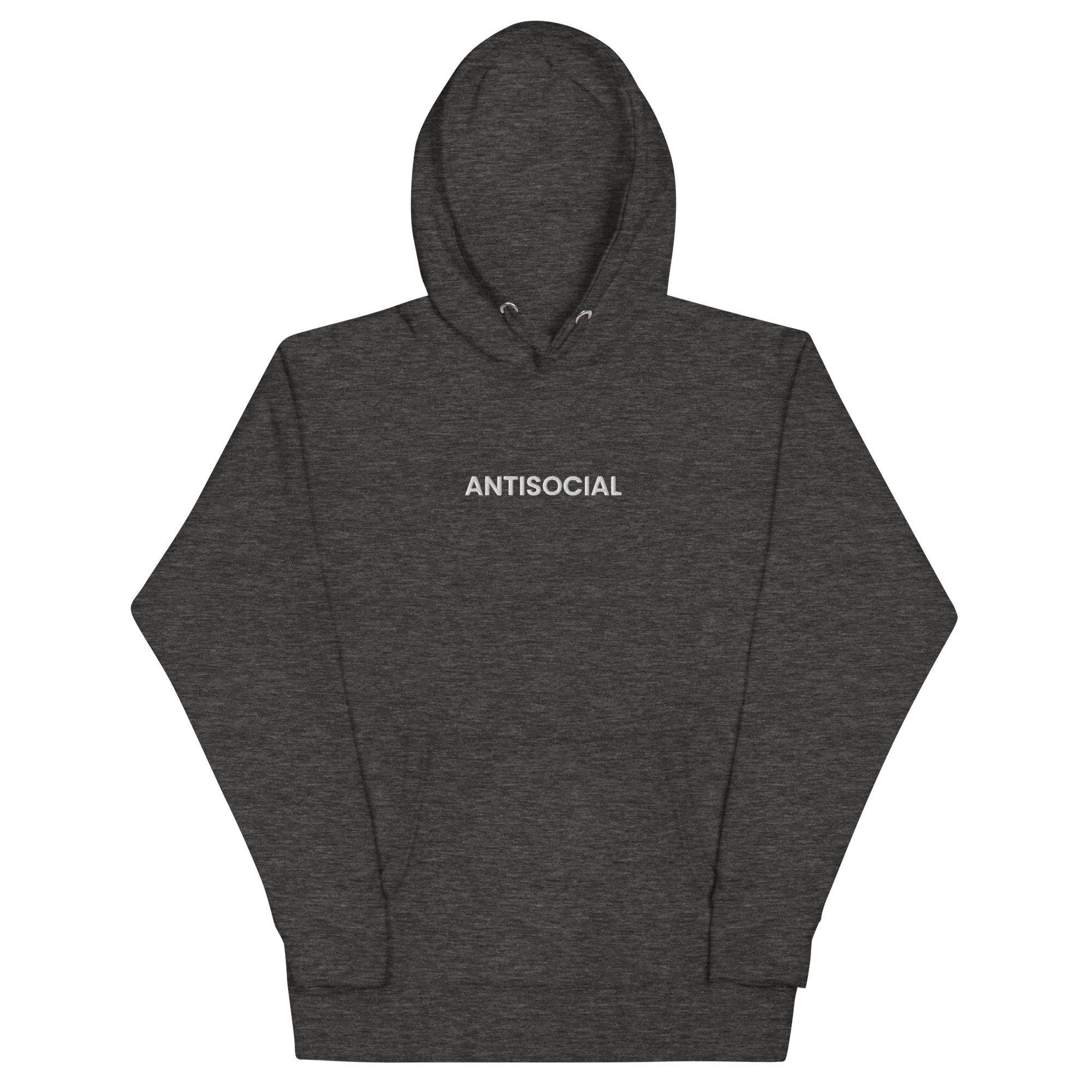 Antisocial Embroidered Hoodie