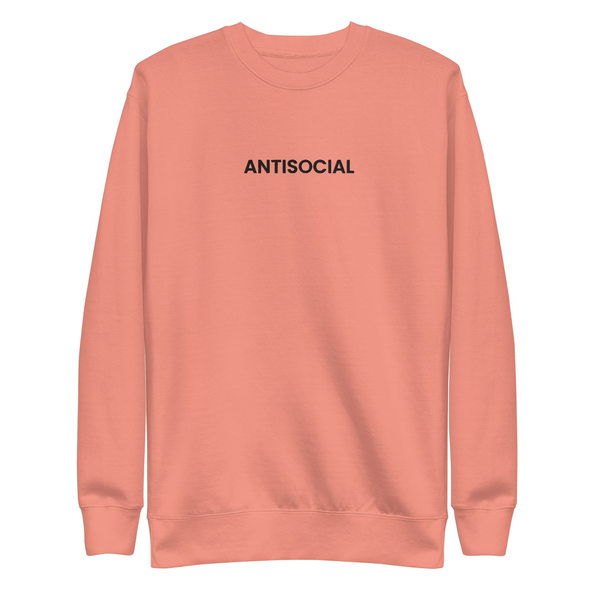 Antisocial Embroidered Unisex Sweatshirt