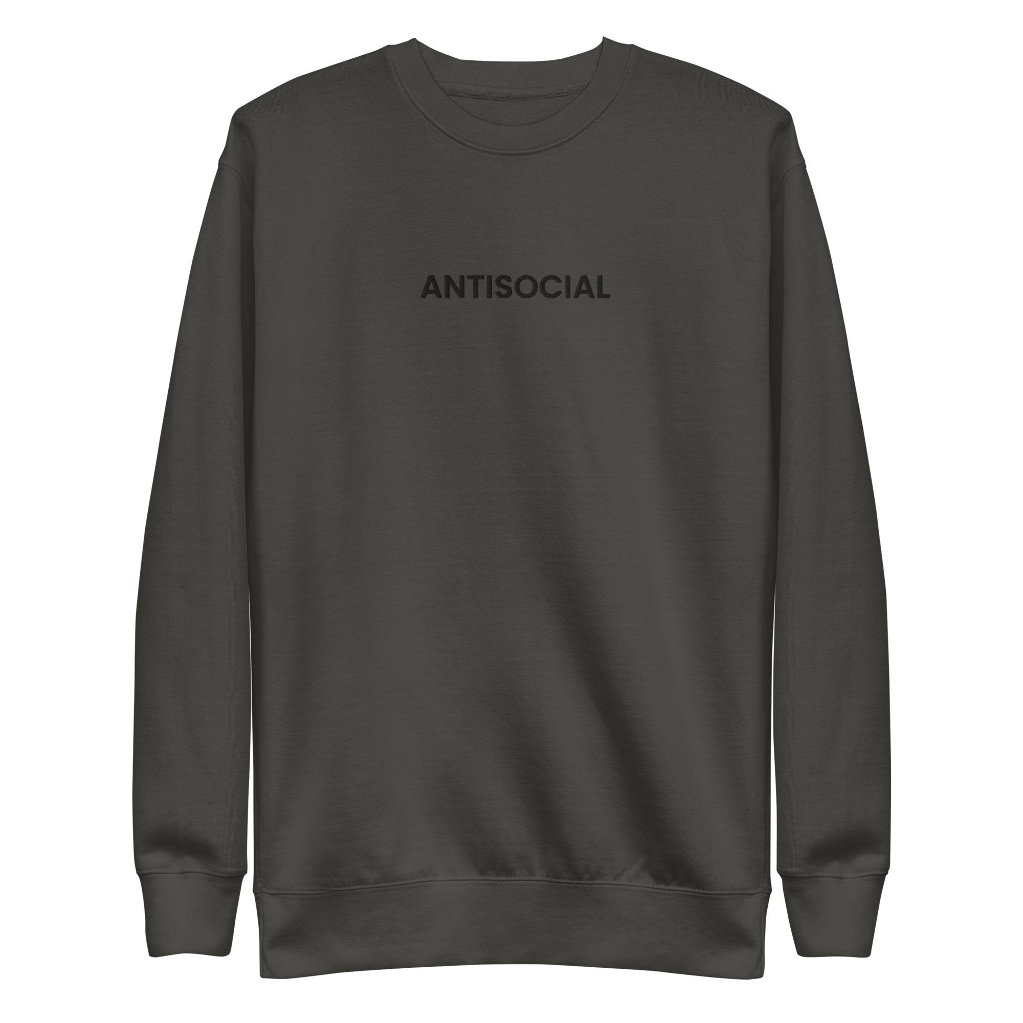 Antisocial Embroidered Unisex Sweatshirt