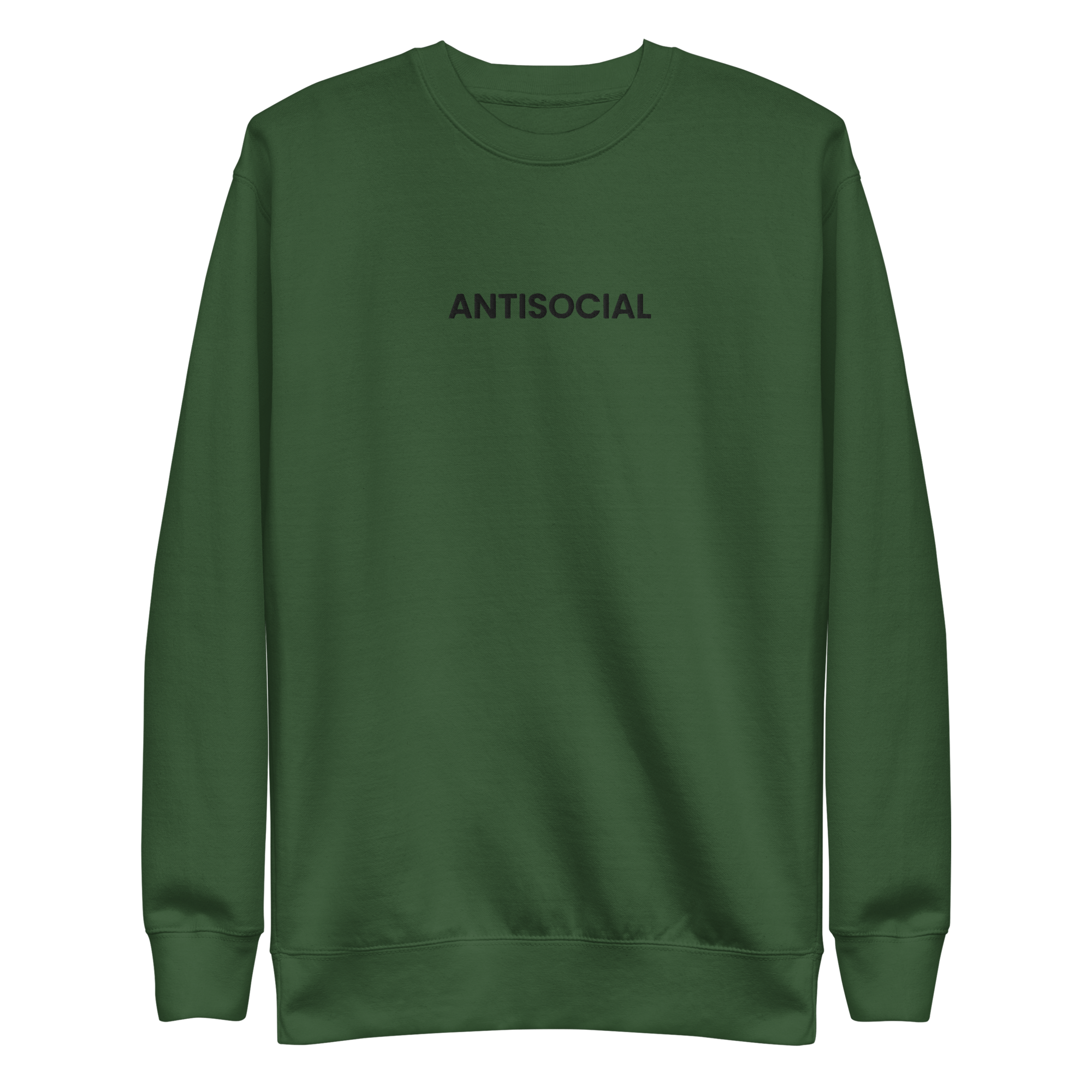 Antisocial Embroidered Unisex Sweatshirt