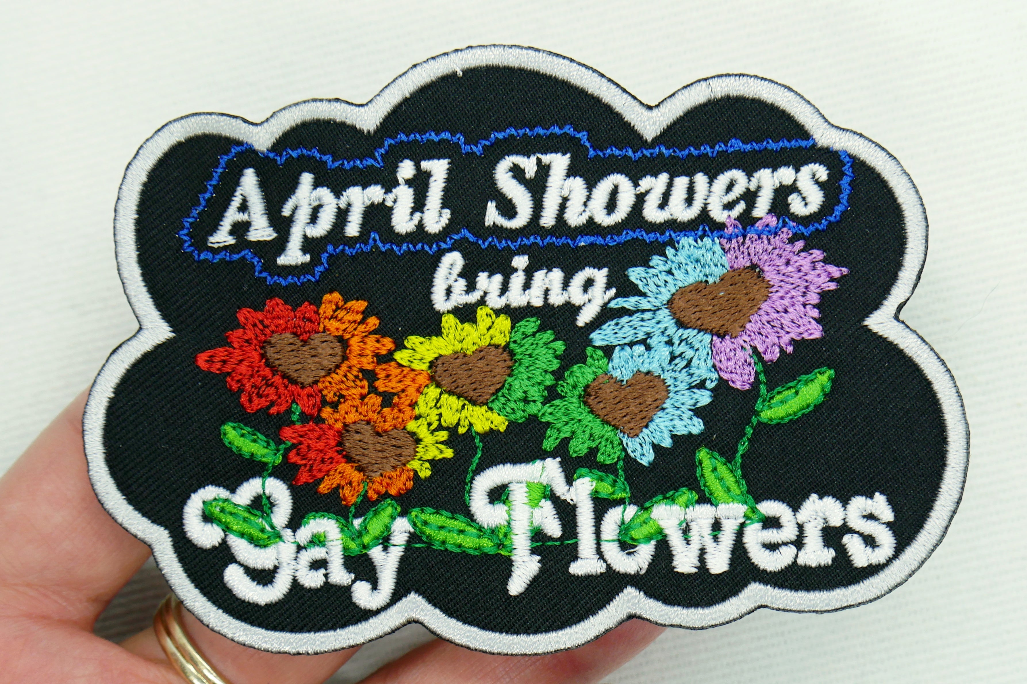 April Showers Bring Gay Flowers Patch