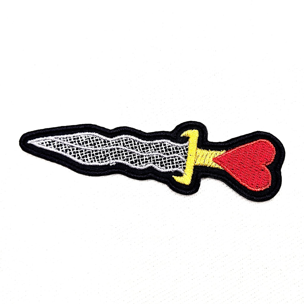 Athame Ritual Knife Iron on Patch
