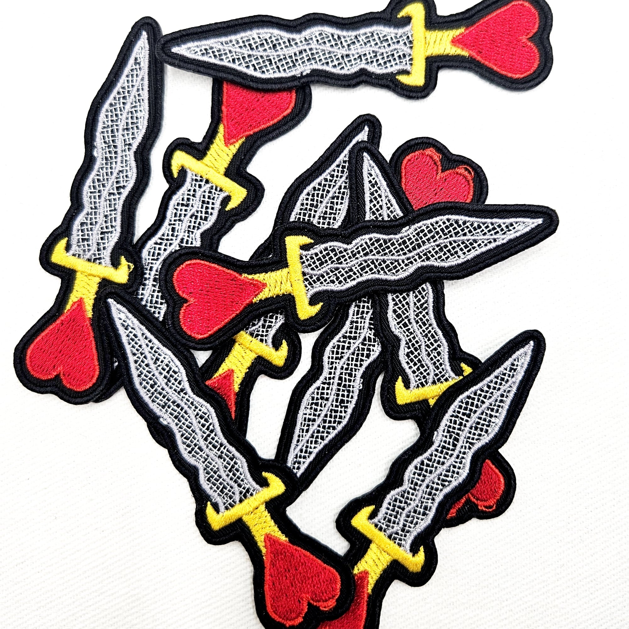 Athame Ritual Knife Iron on Patch