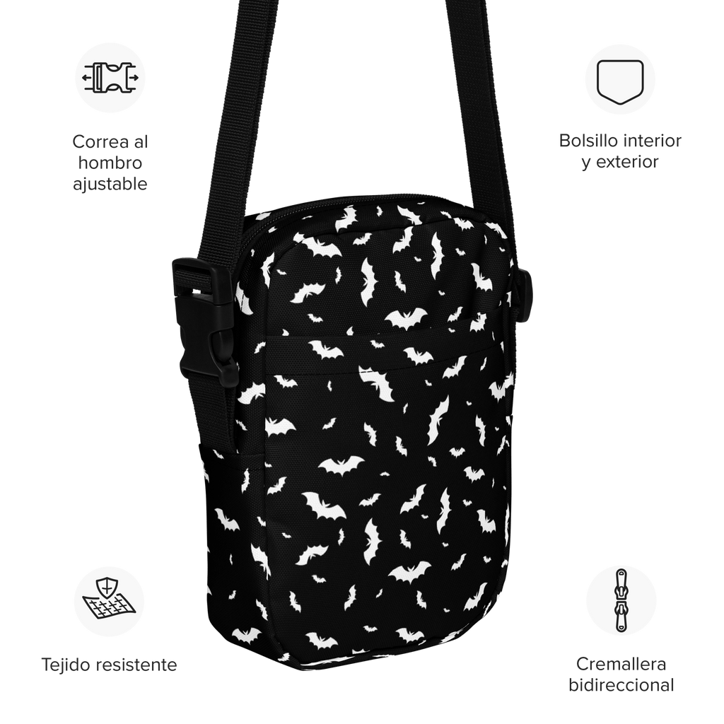 Batty Blackout Crossbody Bag