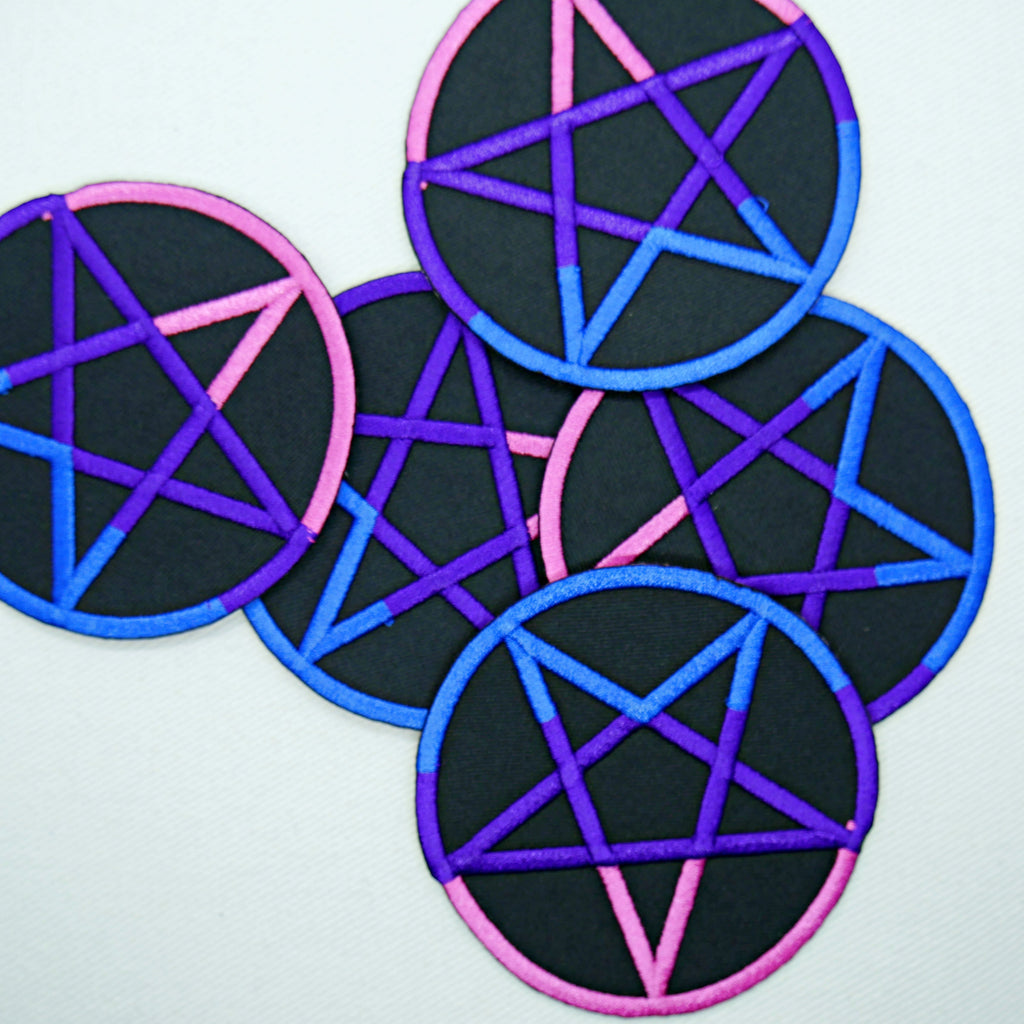 Bi Pride Pentagram Patch