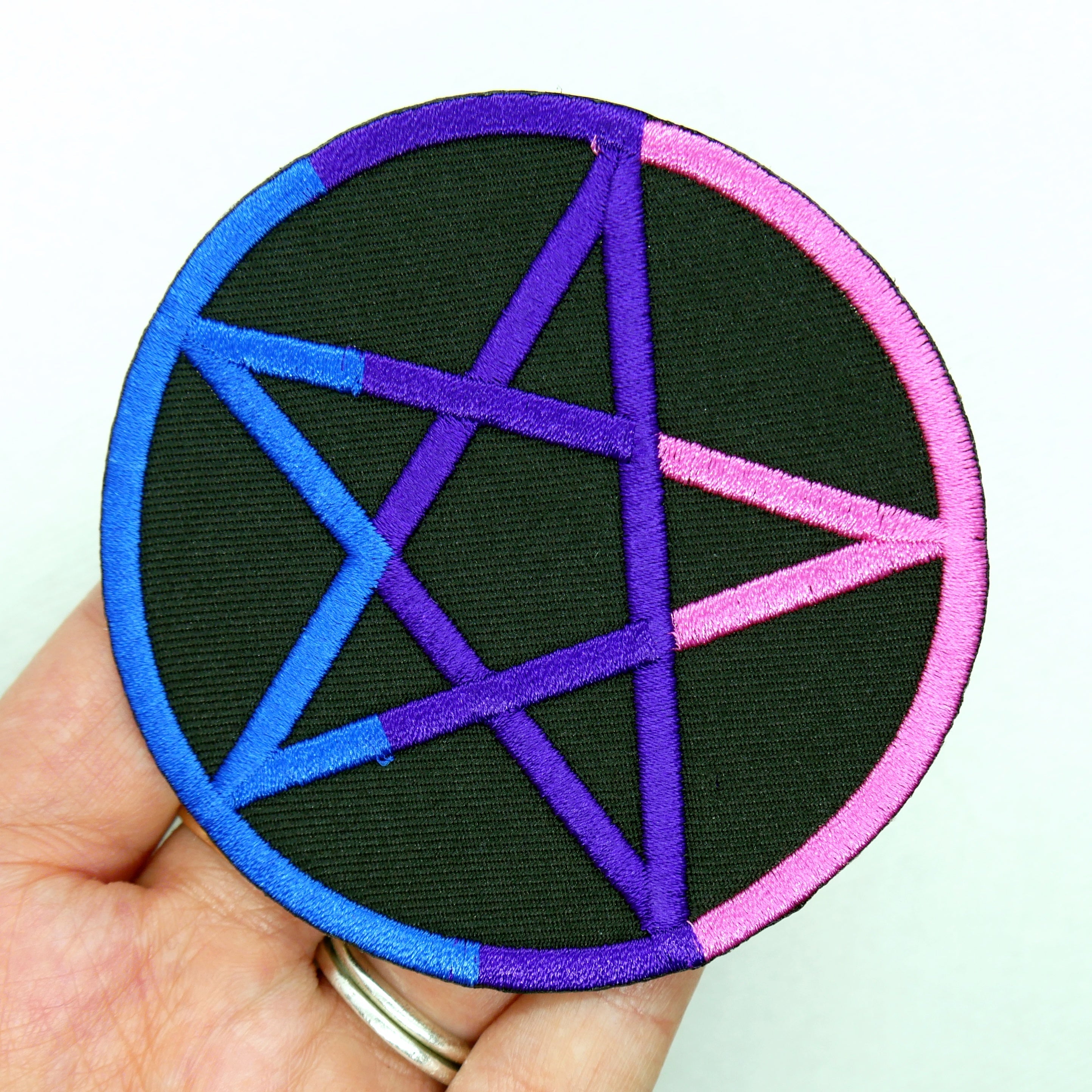 Bi Pride Pentagram Patch