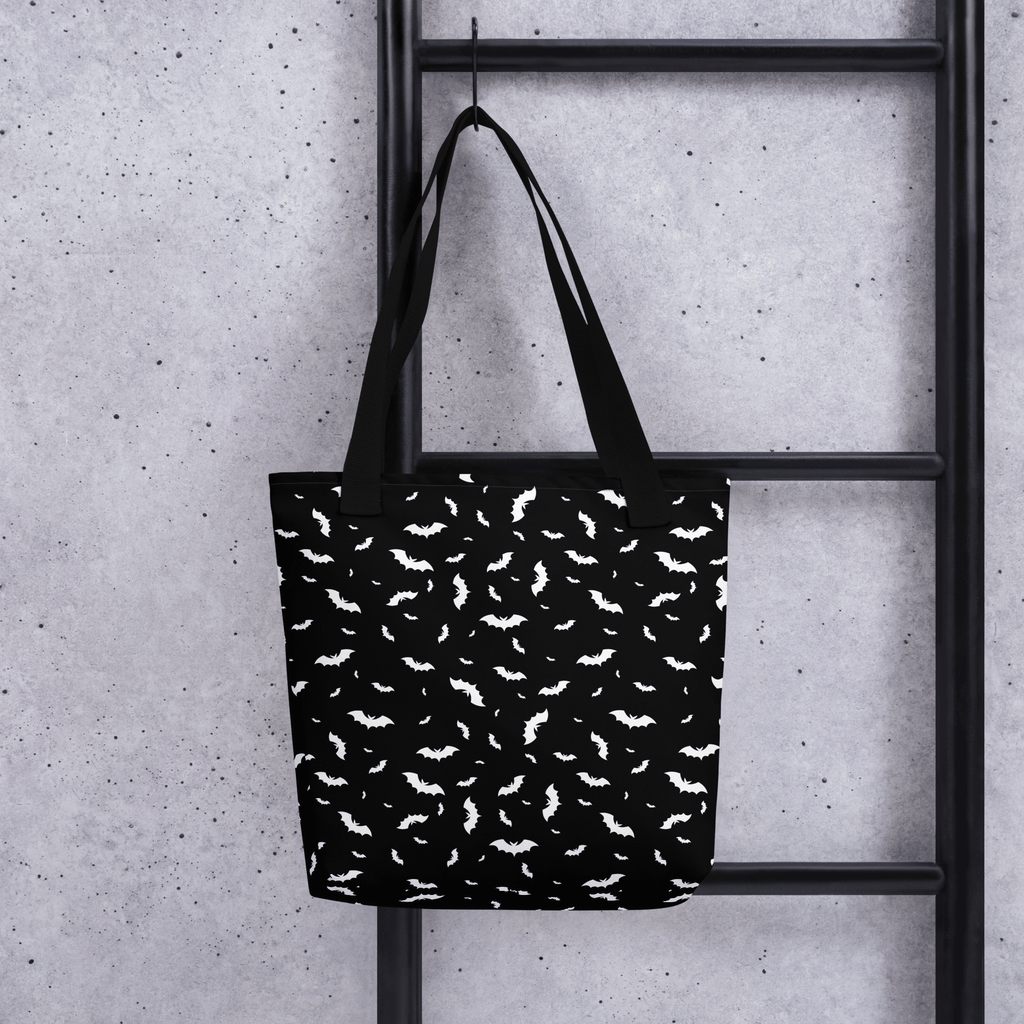 Blackout Batty Tote Bag
