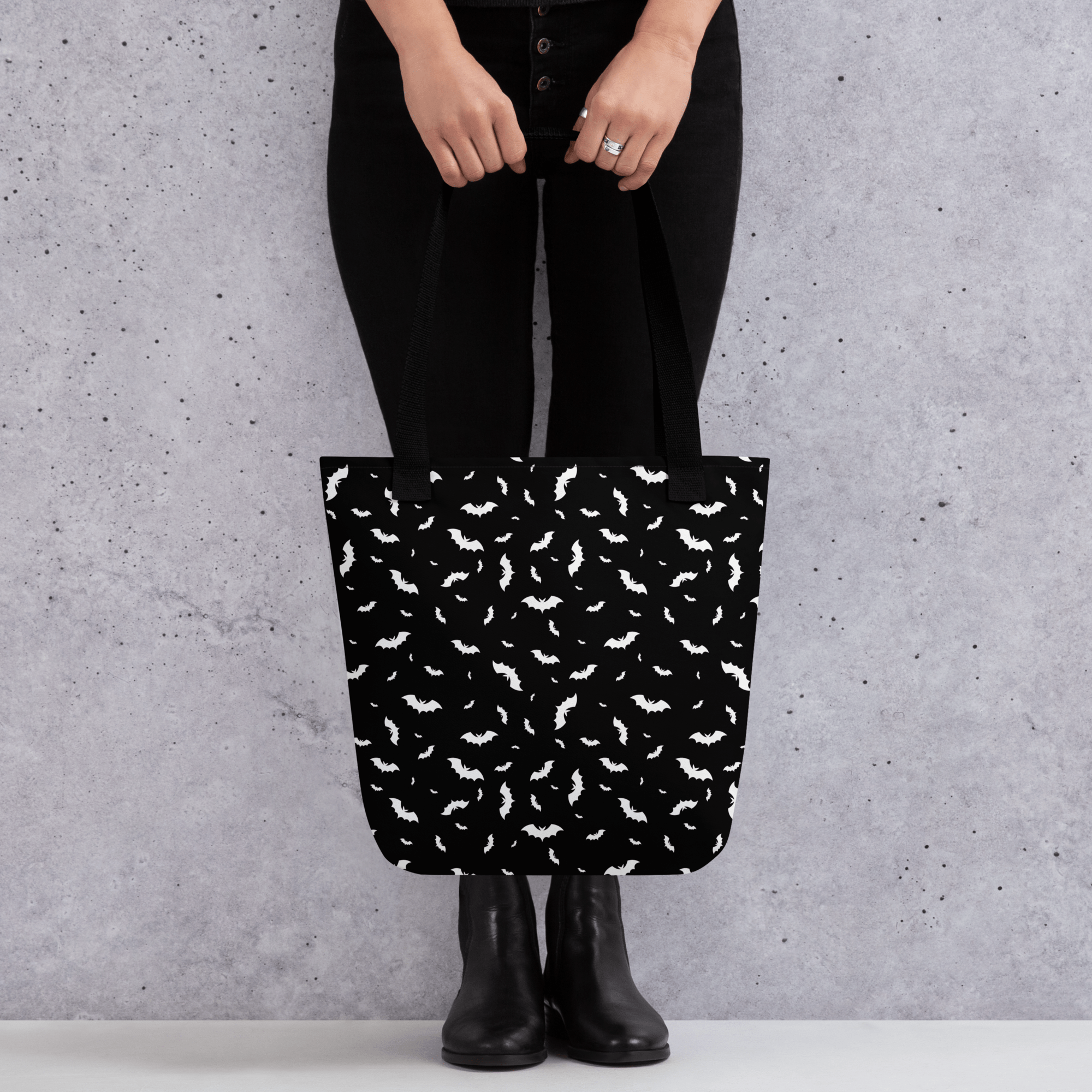 Blackout Batty Tote Bag