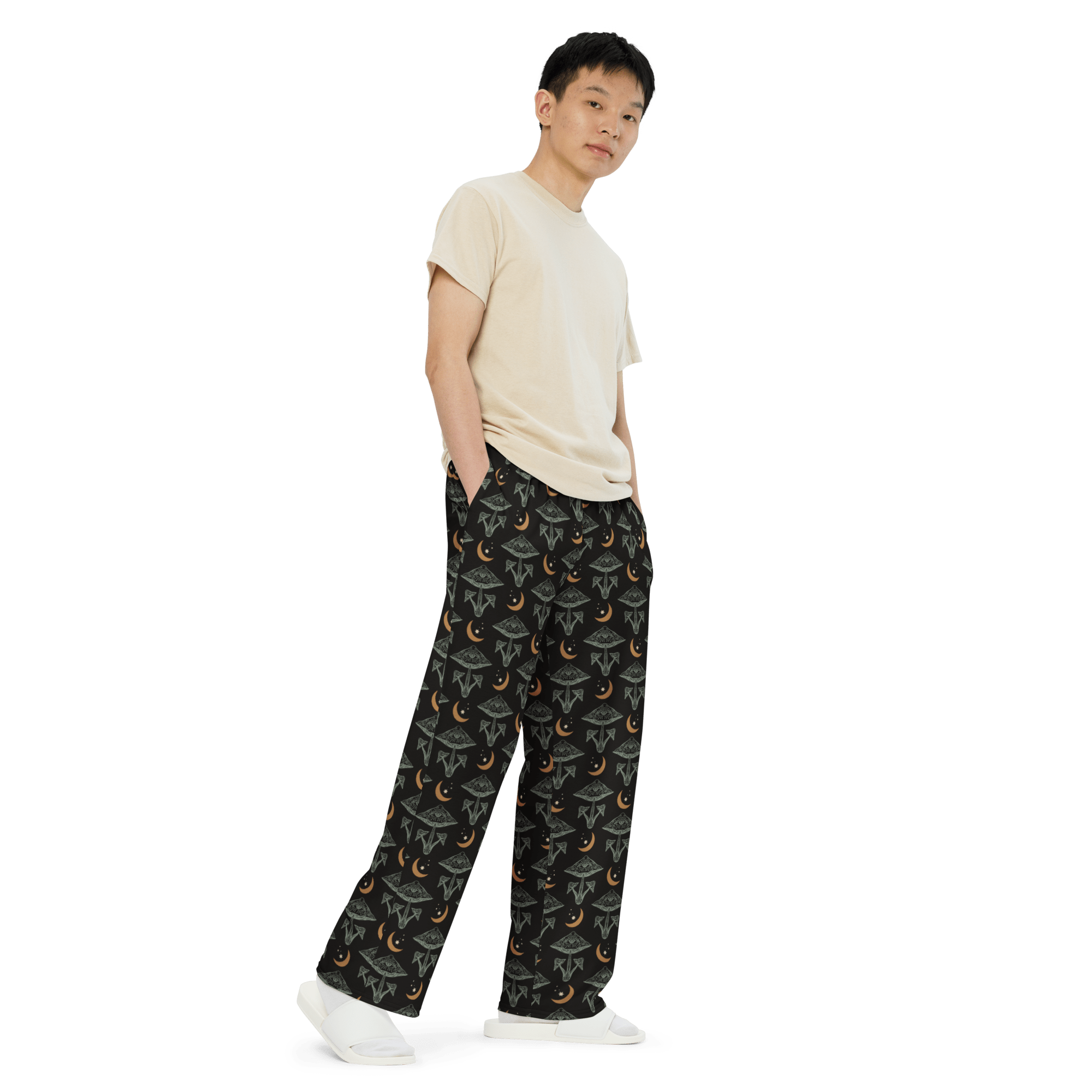 Celestial Shrooms Unisex Lounge Pants