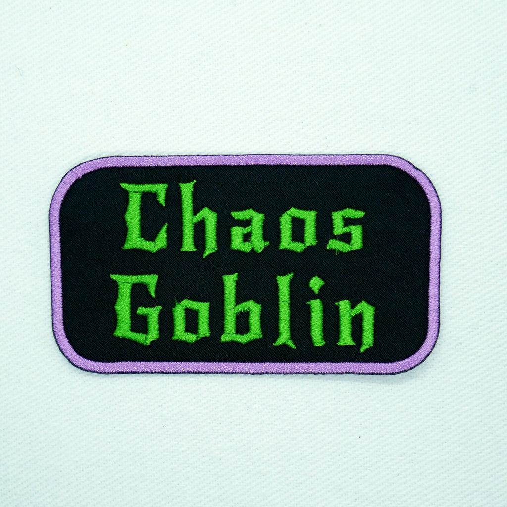 Chaos Goblin Name Tag Patch