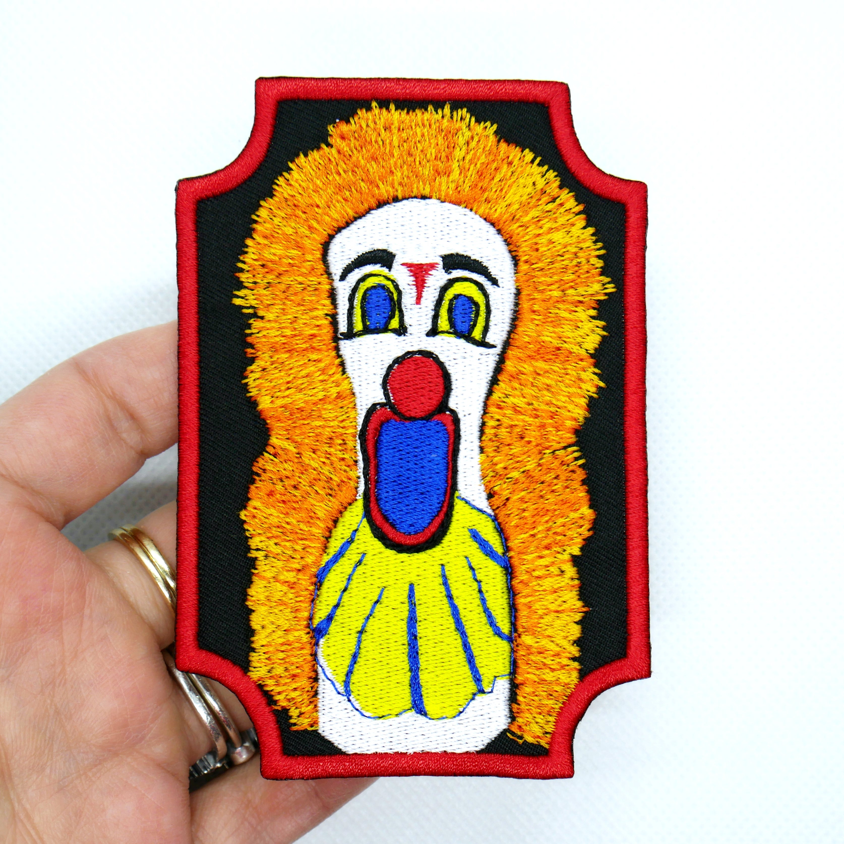 Knock em Down Clown Patch