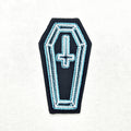 Neon Coffin Cross Patch