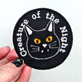 Creature of the Night Black Cat Patch