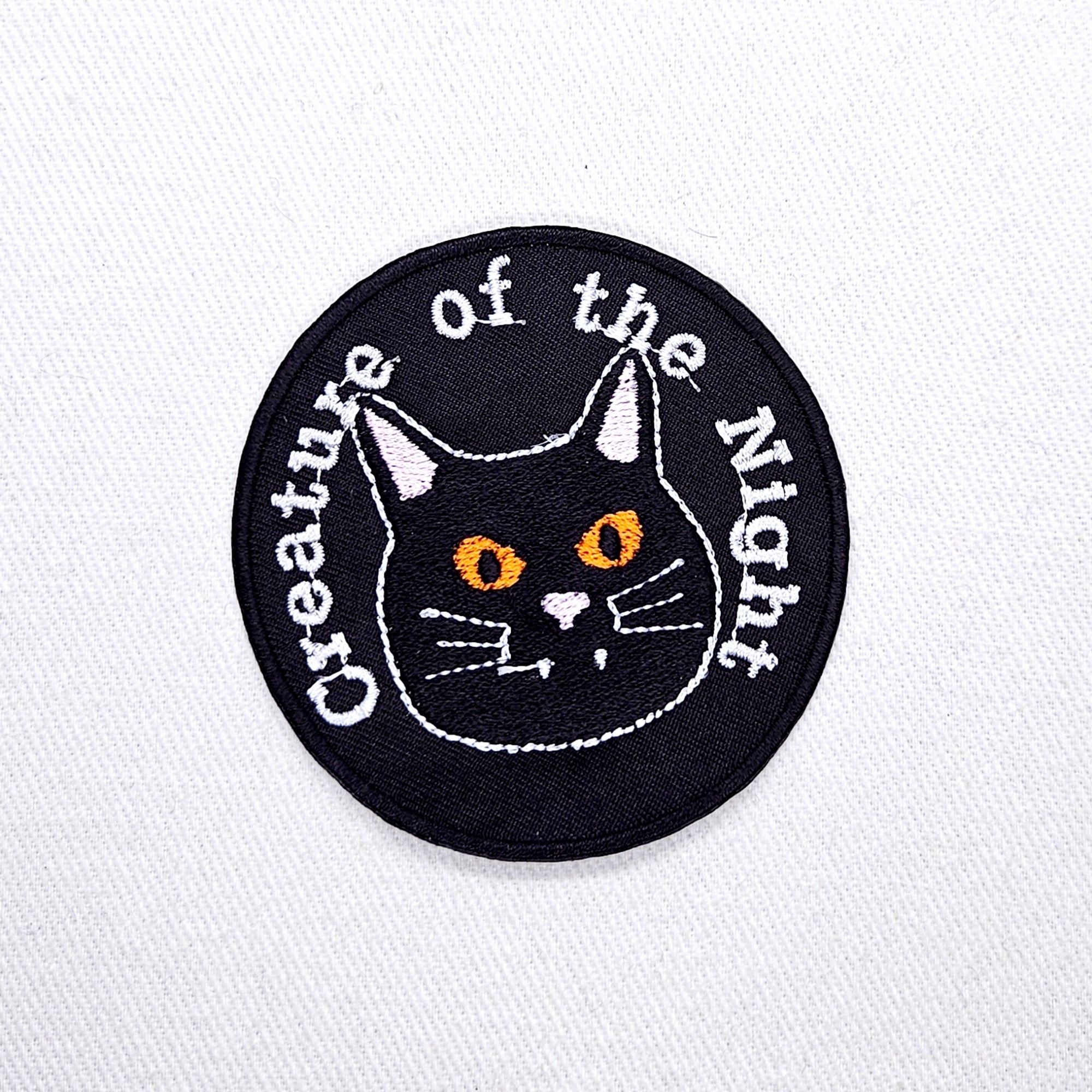 Creature of the Night Black Cat Patch