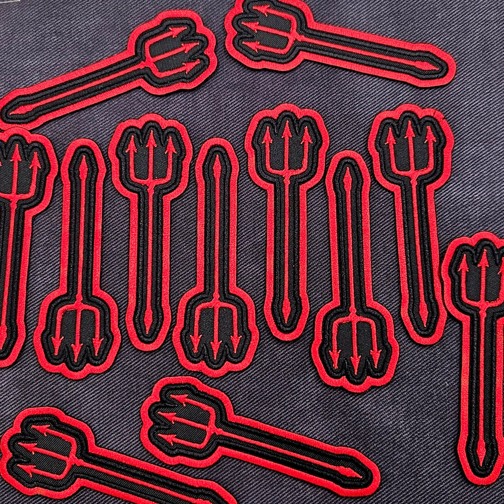 The Devil's Pitchfork Iron on Patch