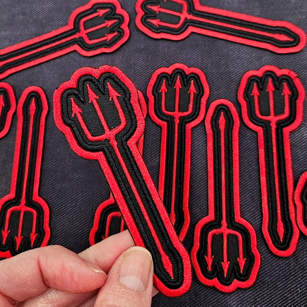 The Devil's Pitchfork Iron on Patch