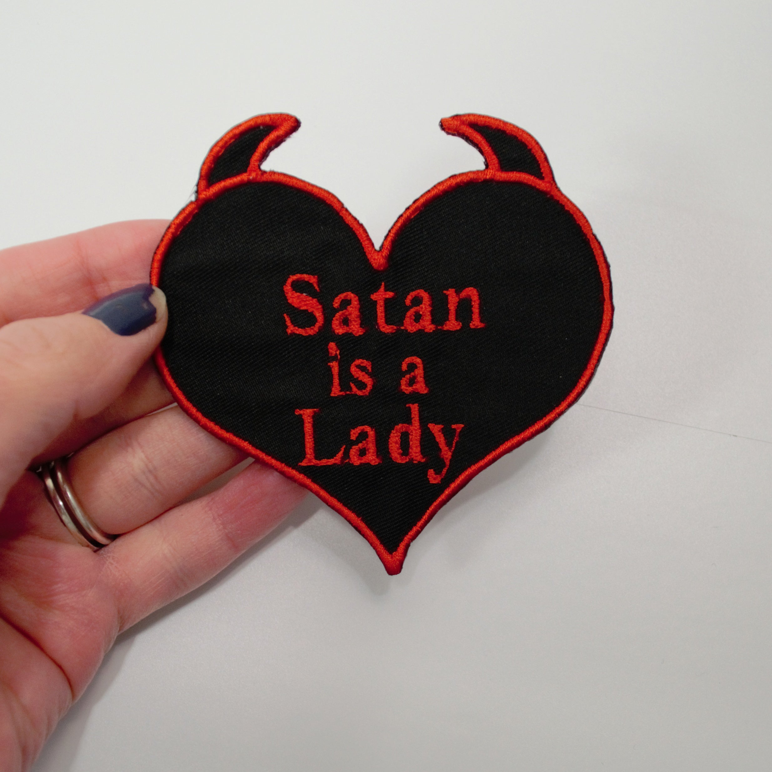 Satan is a Lady  Patch