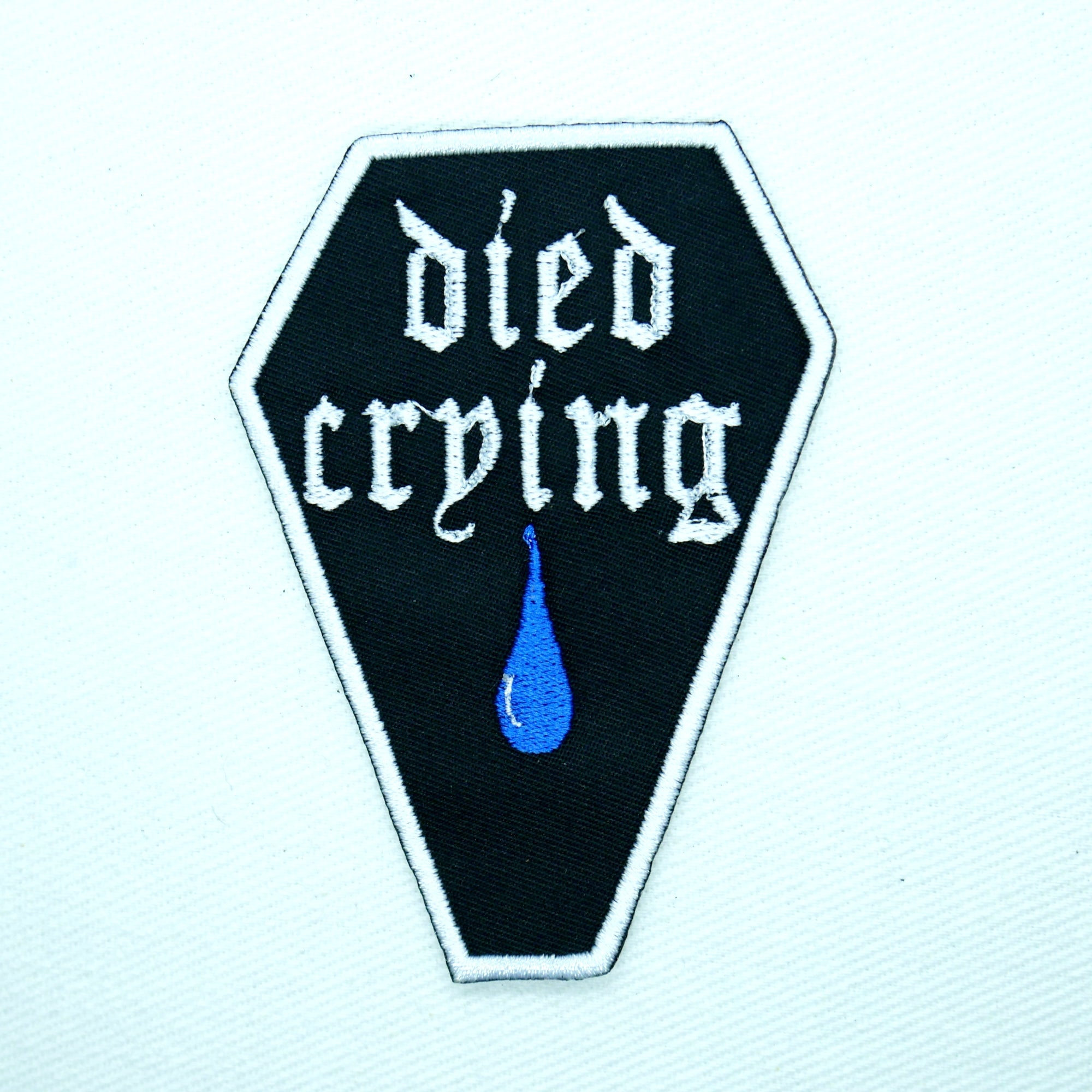 Died Crying Coffin Patch