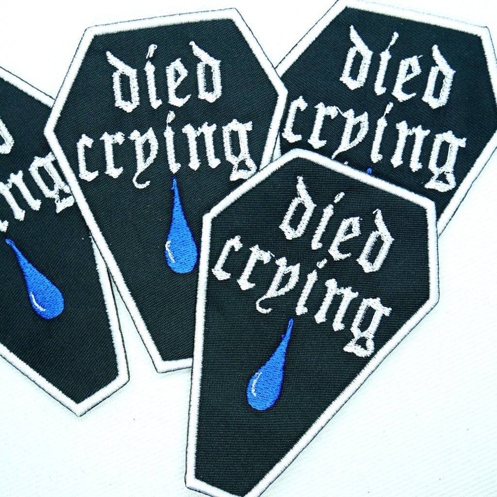 Died Crying Coffin Patch