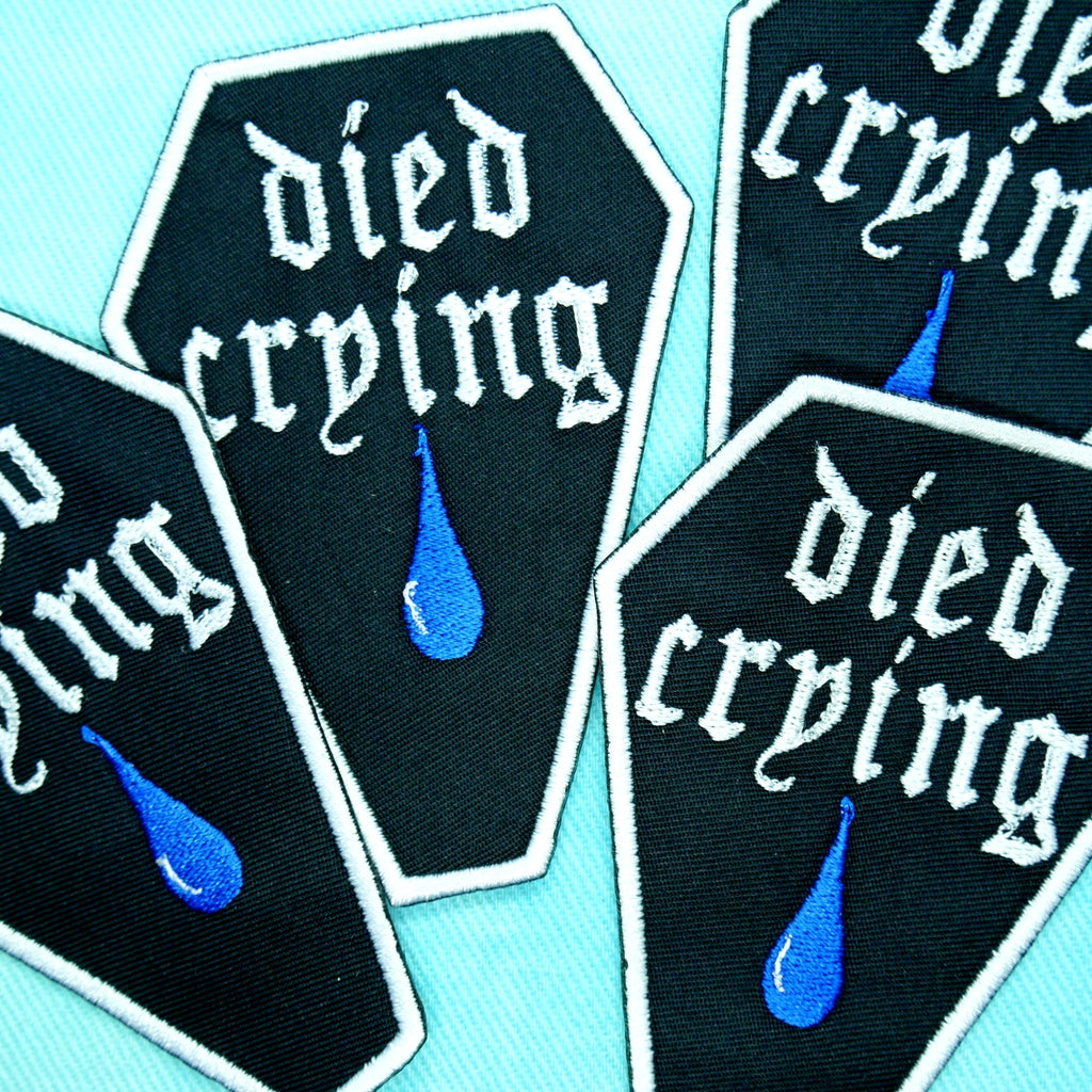 Died Crying Coffin Patch