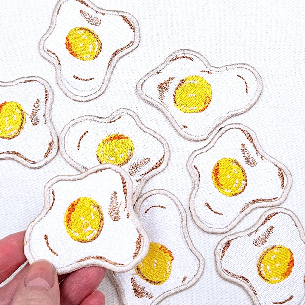 Eggs Over Easy Iron on Patch