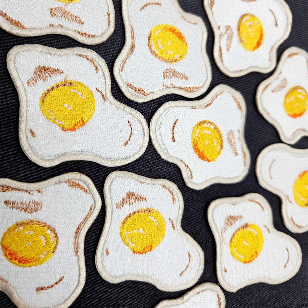 Eggs Over Easy Iron on Patch