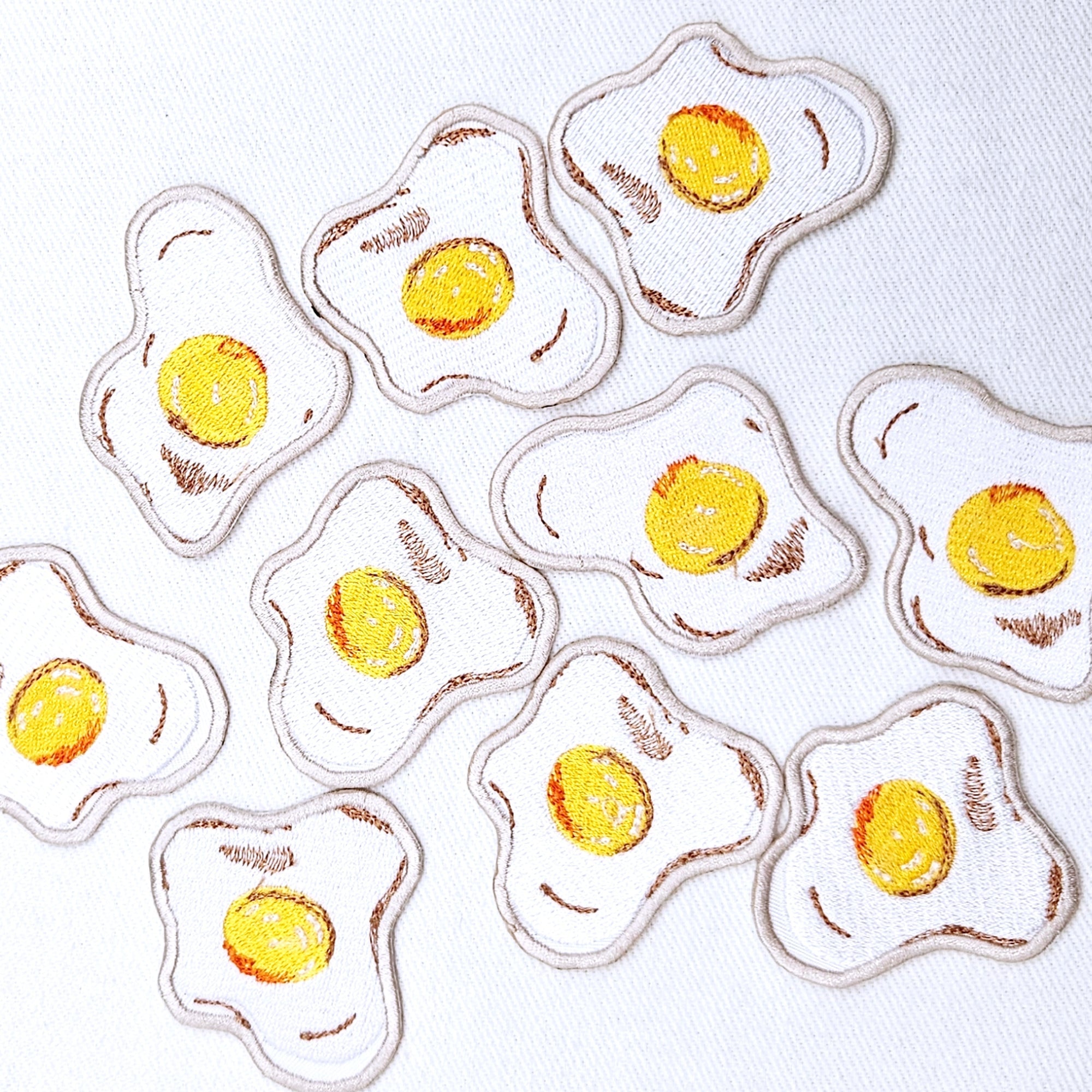 Eggs Over Easy Iron on Patch