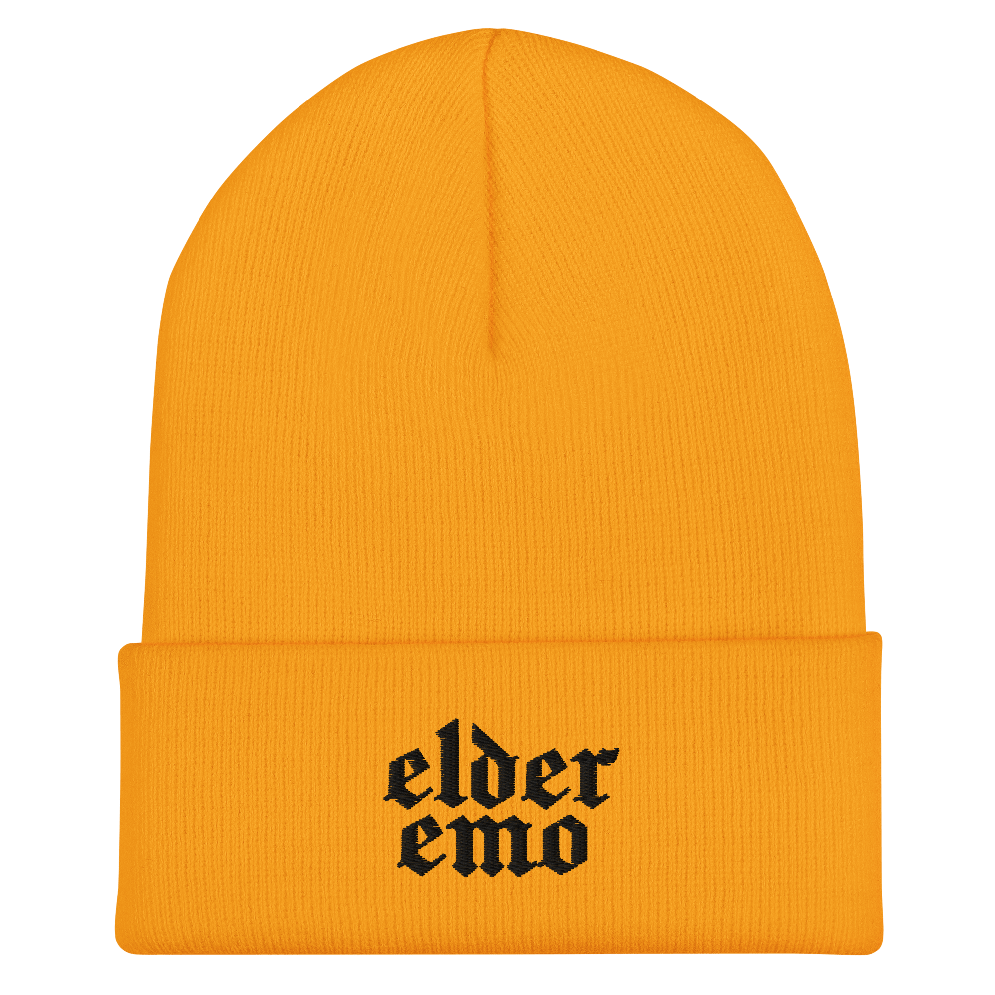 Elder Emo Embroidered Beanie