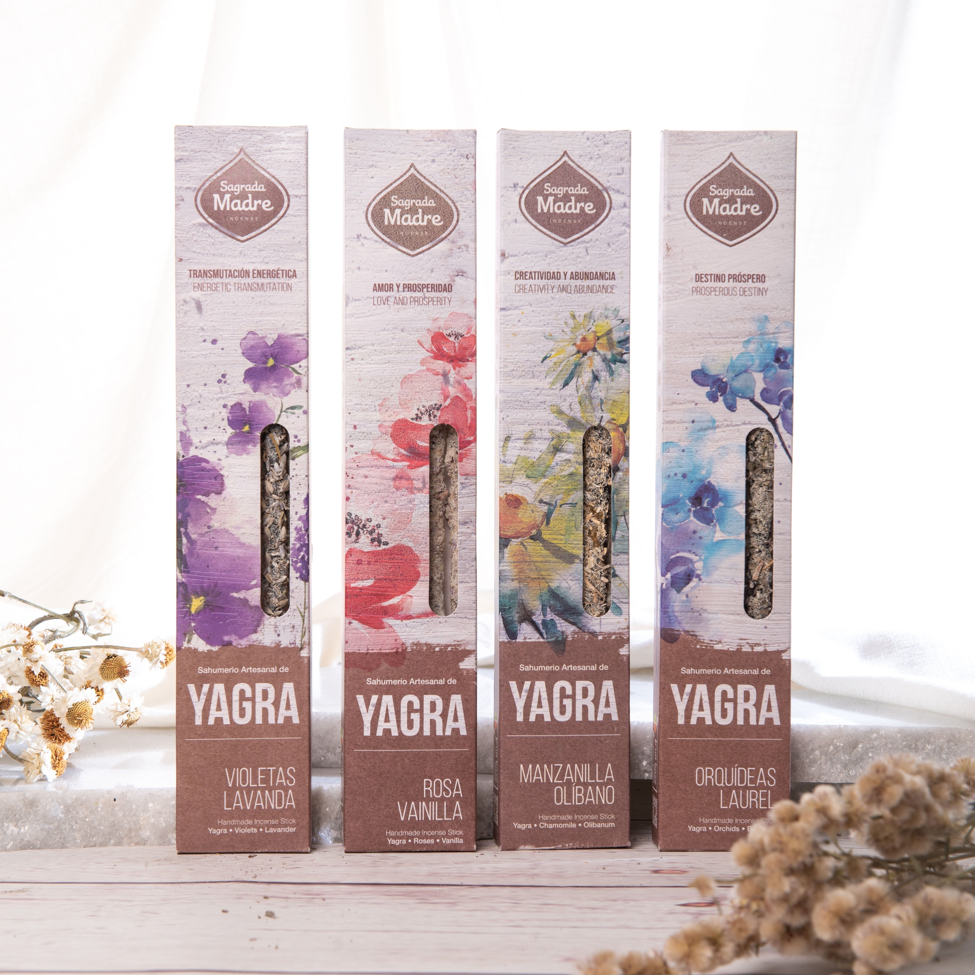 Flower Yagra Incense Collection