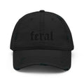 Feral Blackout Distressed Dad Hat
