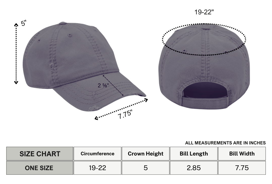 Feral Blackout Distressed Dad Hat