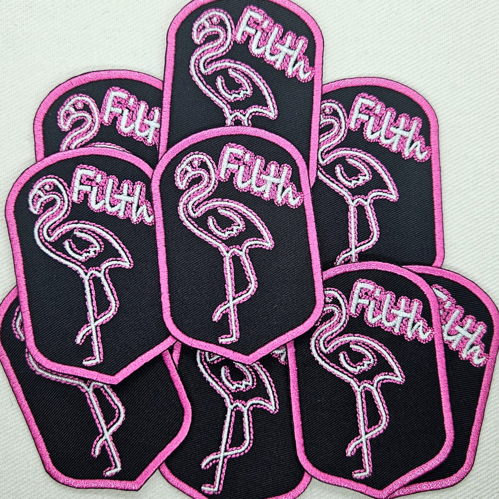 Filthy Pink Flamingo Patch