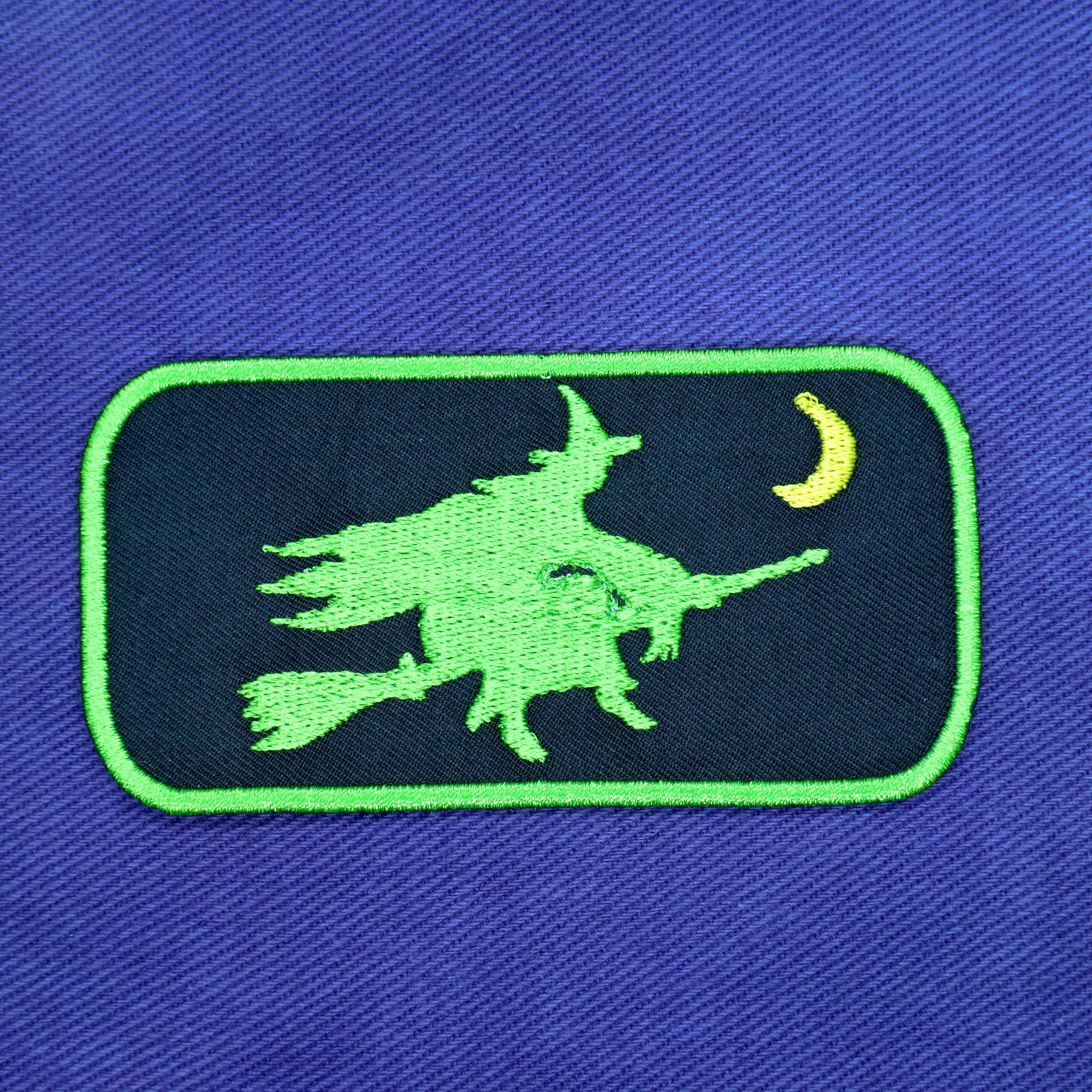 Flying Witch Iron on Patch