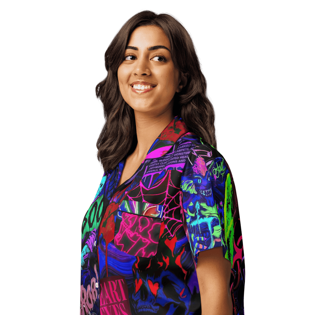 Freaky Frights Silky Pajama Top