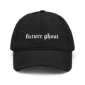 Future Ghost Gothic Distressed Dad Cap
