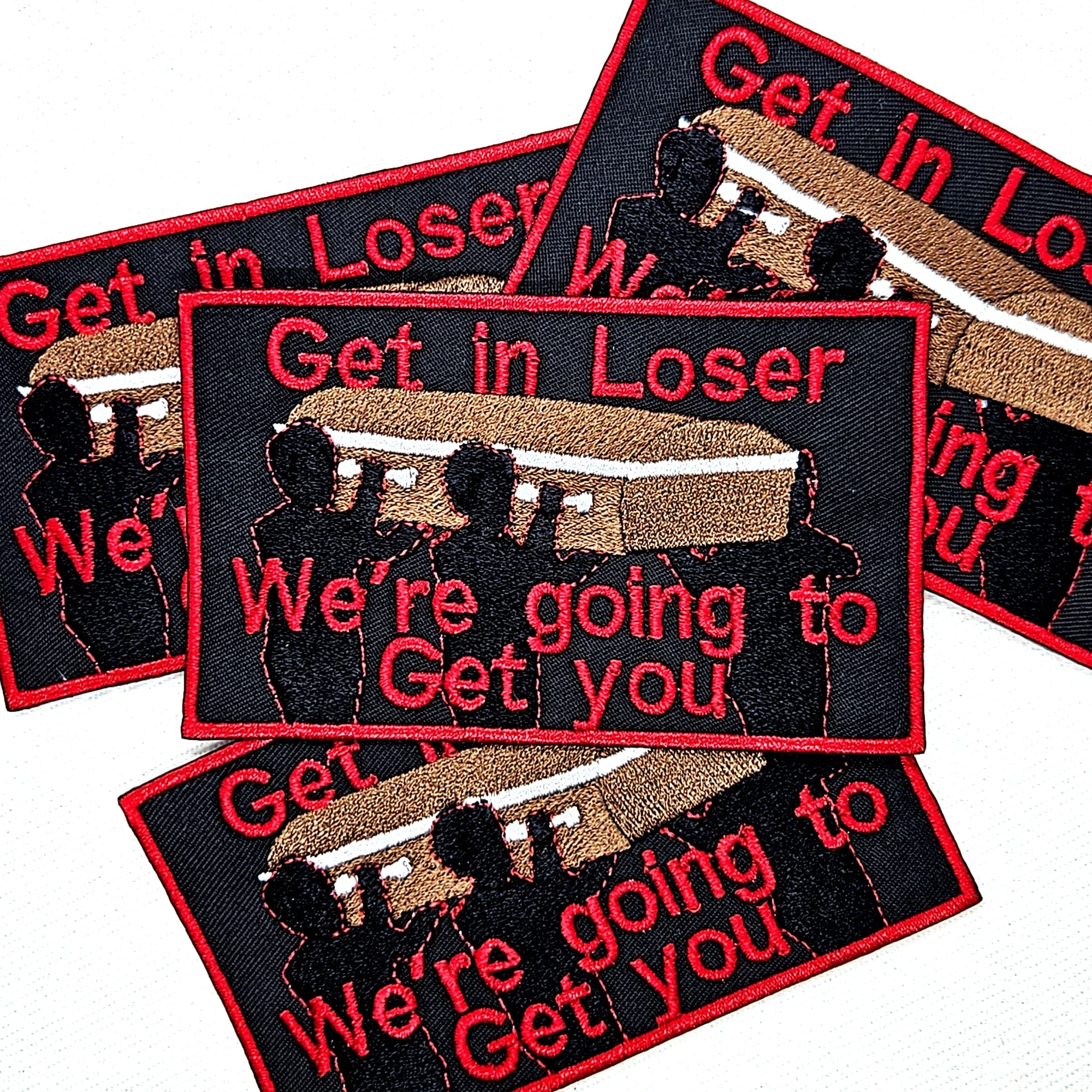 Get in Loser Casket Patch