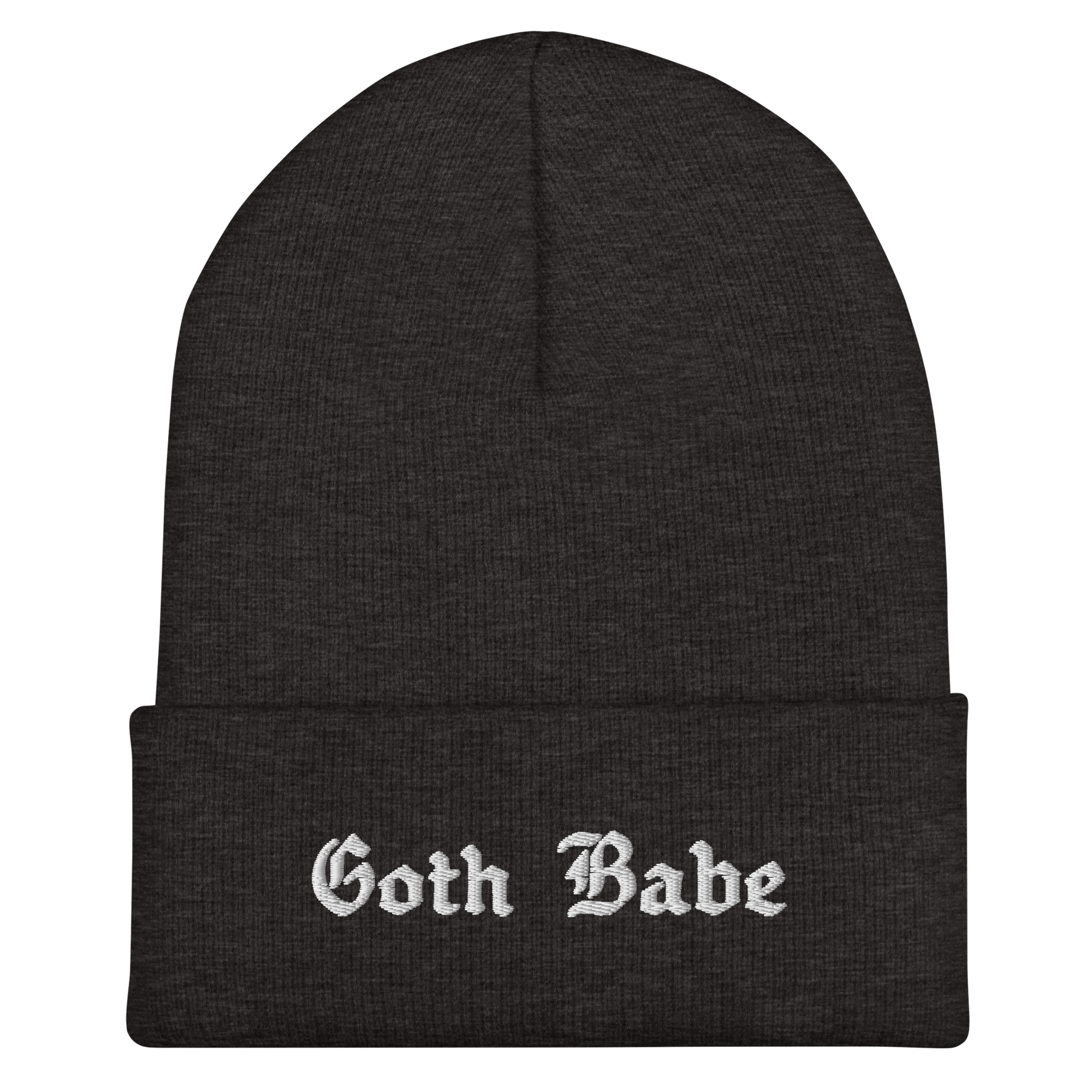Goth Babe Cuffed Beanie