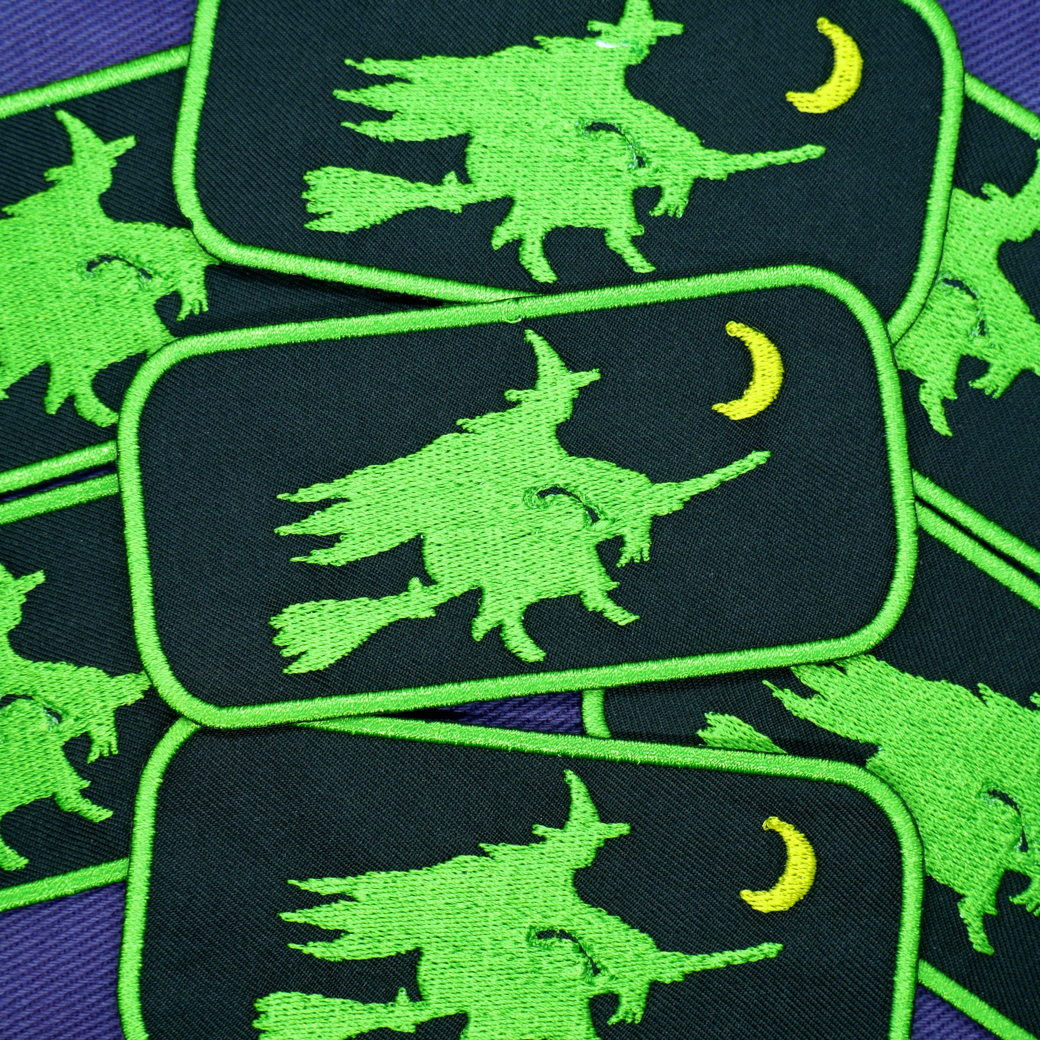 Flying Witch Iron on Patch