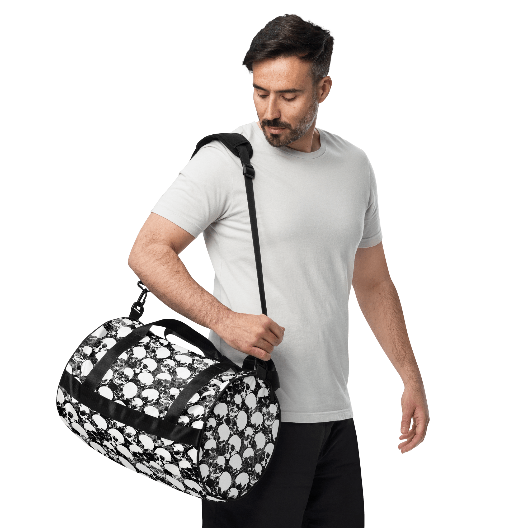 Grunge Skull Gym Bag