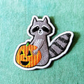Halloween Raccoon Patch