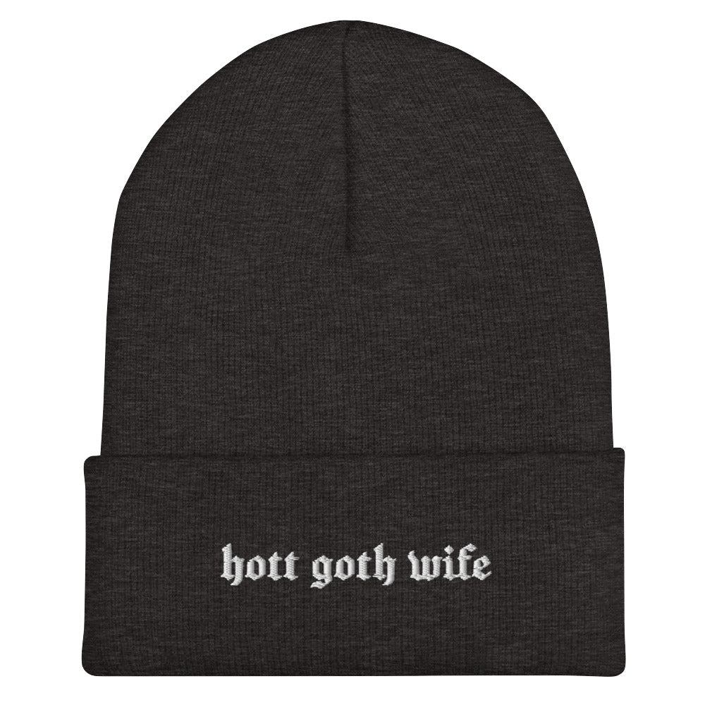 Hot Goth Wife Knit Beanie